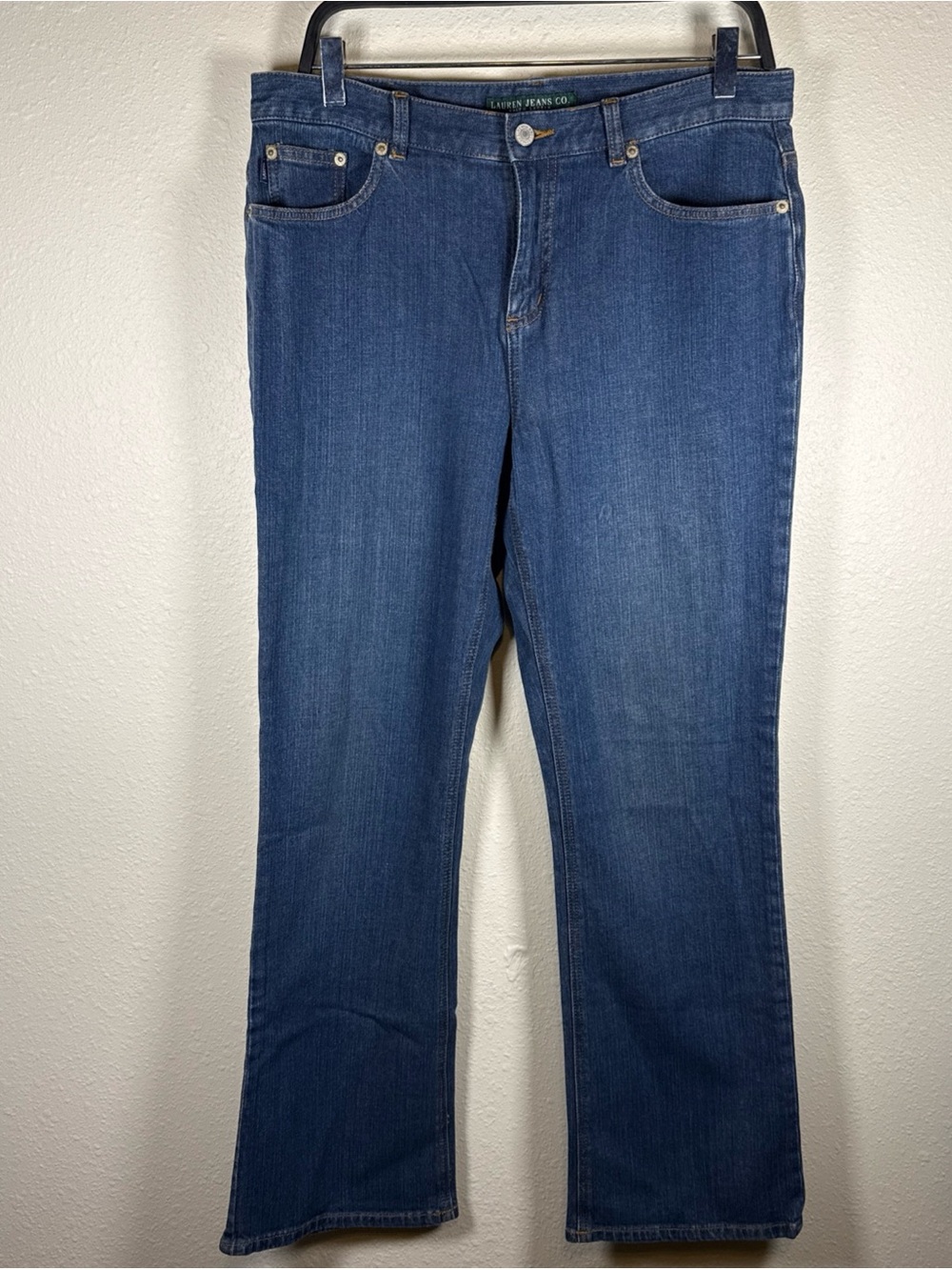LRL Ralph Lauren Women’s Jeans Bootcut Medium Wash Classic Preppy 10 30” Inseam